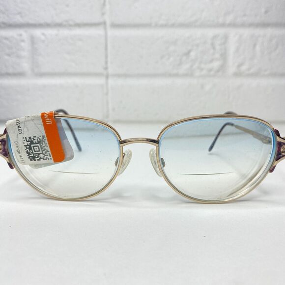 Marcolin Fantasy Gold MOD. 7143 Eyeglasses Frame full Rim 55[]17-135 H2614 - Picture 1 of 7